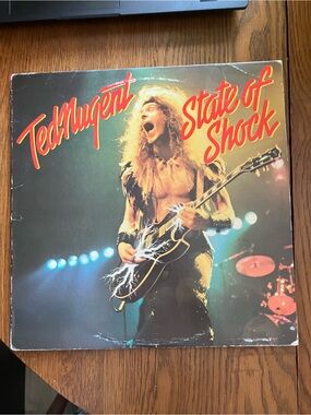 1979 Ted Nugent “State Of Shock” First Pressing Epic Records #FE 36000 Vinyl